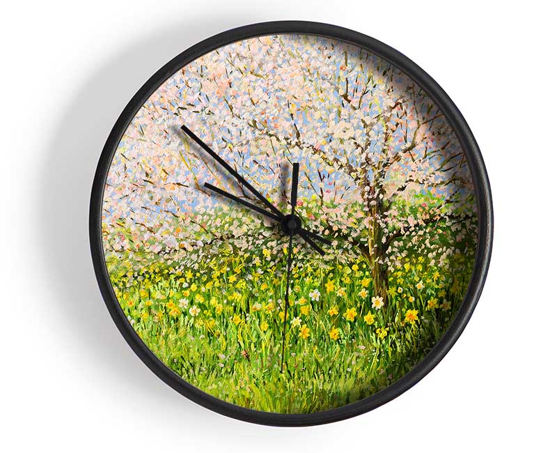 Spring Time Clock - Wallart-Direct UK