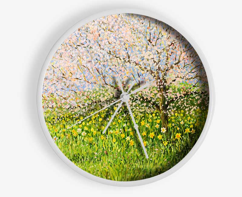 Spring Time Clock - Wallart-Direct UK