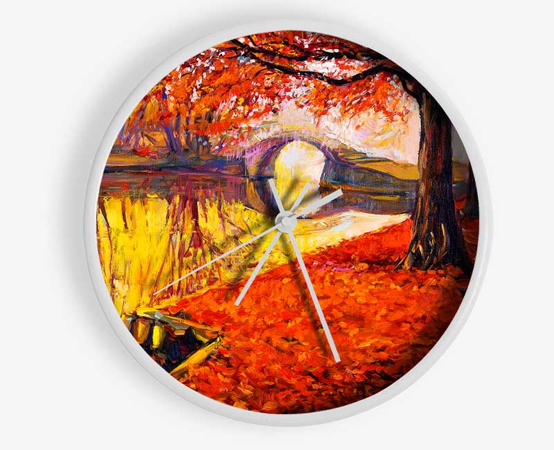 Autumn Splendor Clock - Wallart-Direct UK