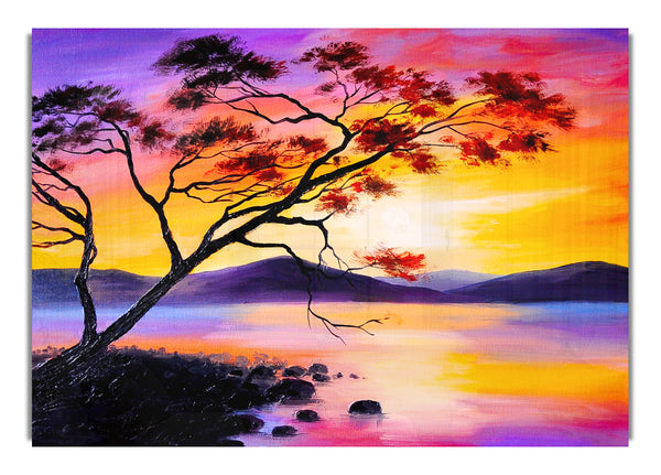 Sunset Lake Tree