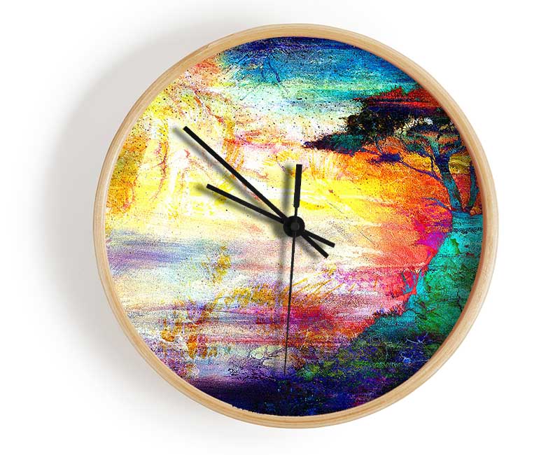 Tree Illusion Clock - Wallart-Direct UK