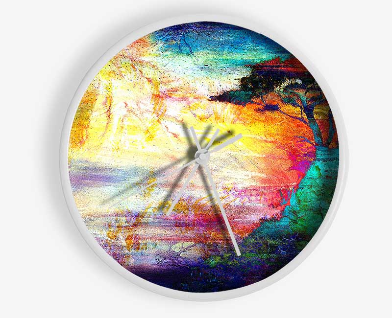 Tree Illusion Clock - Wallart-Direct UK