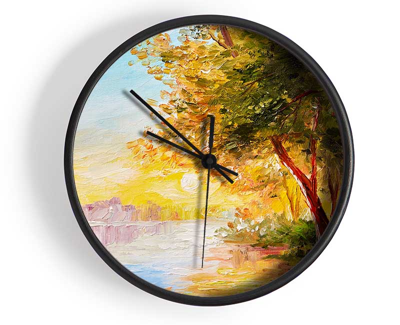 Lake Wonder Clock - Wallart-Direct UK