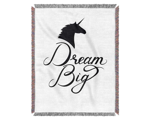 Dream Big Unicorn Woven Blanket