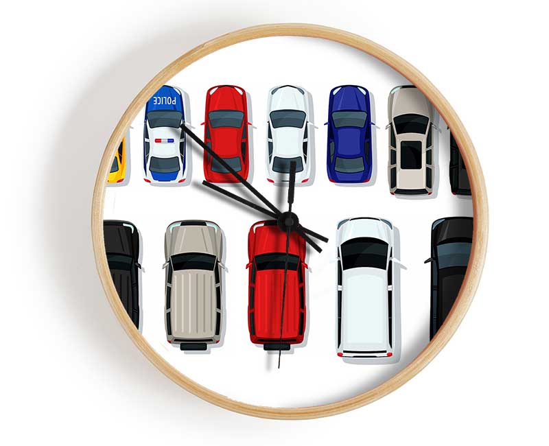 Car Selection Clock - Wallart-Direct UK