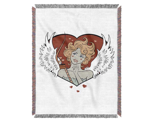 Cupid Love Finder Woven Blanket