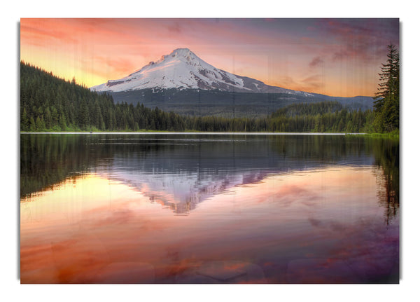 Mountain Sunset Reflections