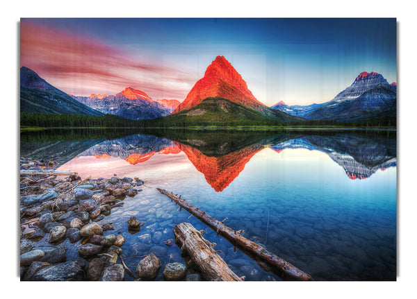 Reflections Of the Mountain Peak Lake