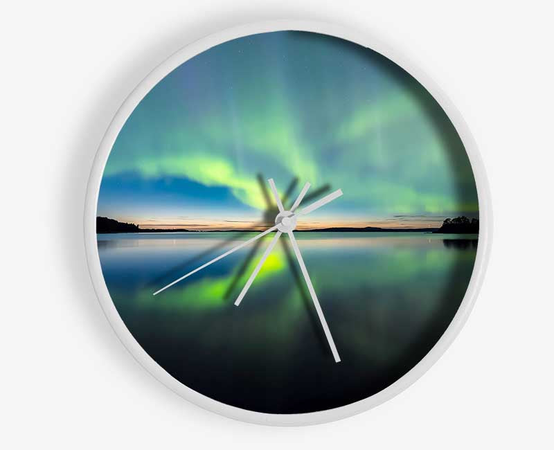 Northern Light Halo Clock - Wallart-Direct UK