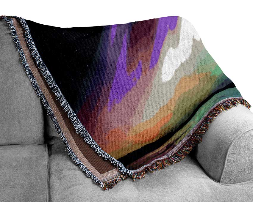 Northern Light Display Woven Blanket