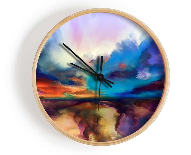 Cloud Burst Clock - Wallart-Direct UK