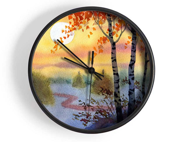 Path To The Sun Clock - Wallart-Direct UK