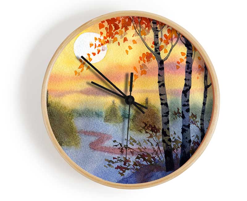 Path To The Sun Clock - Wallart-Direct UK