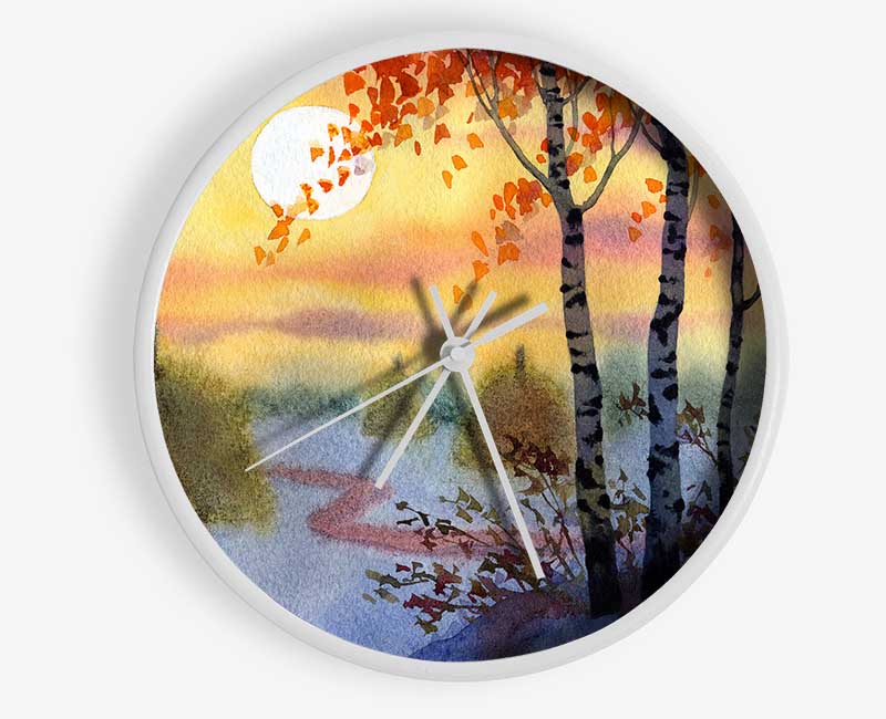 Path To The Sun Clock - Wallart-Direct UK