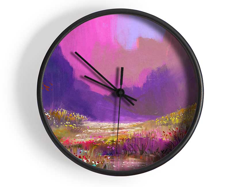 Perfect Wild Flower Dream Clock - Wallart-Direct UK