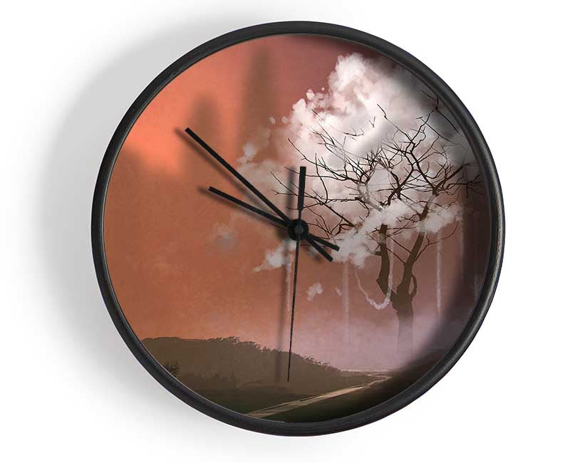 Cloud Tree Clock - Wallart-Direct UK