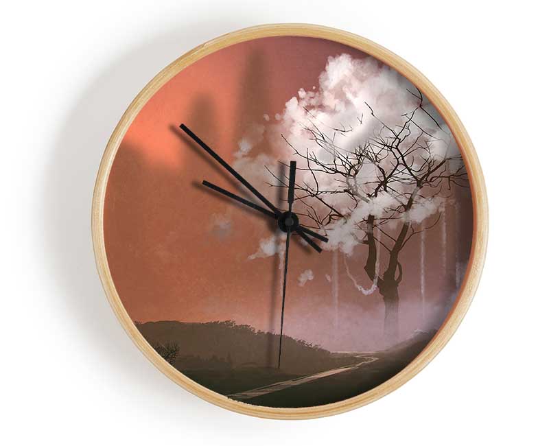 Cloud Tree Clock - Wallart-Direct UK