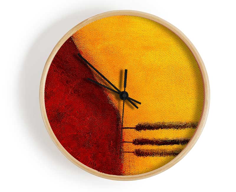 Carrot Tree Sun Clock - Wallart-Direct UK