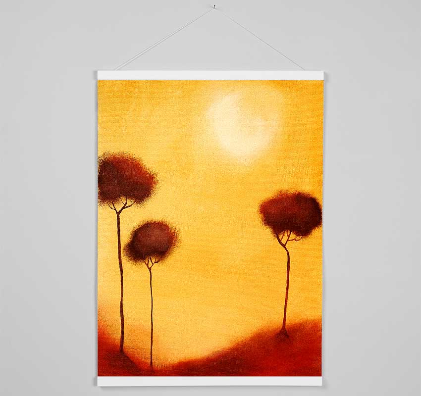 Cotton Tree Sun Hanging Poster - Wallart-Direct UK