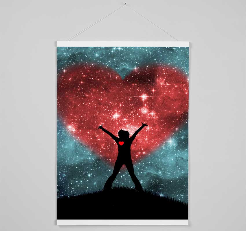 Love Love Love Hanging Poster - Wallart-Direct UK