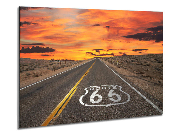 Route 66 Sunset