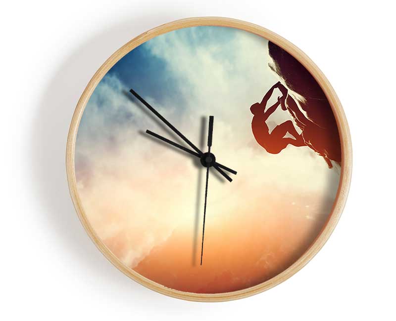 Rockface Climb Clock - Wallart-Direct UK