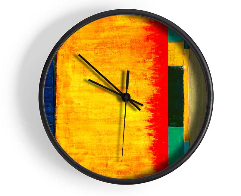 Fire Lines Clock - Wallart-Direct UK