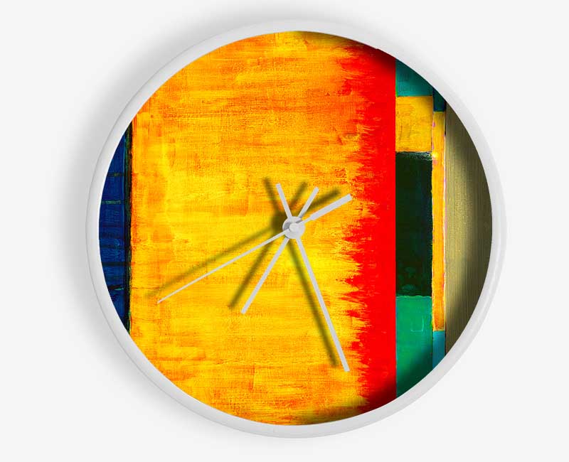 Fire Lines Clock - Wallart-Direct UK