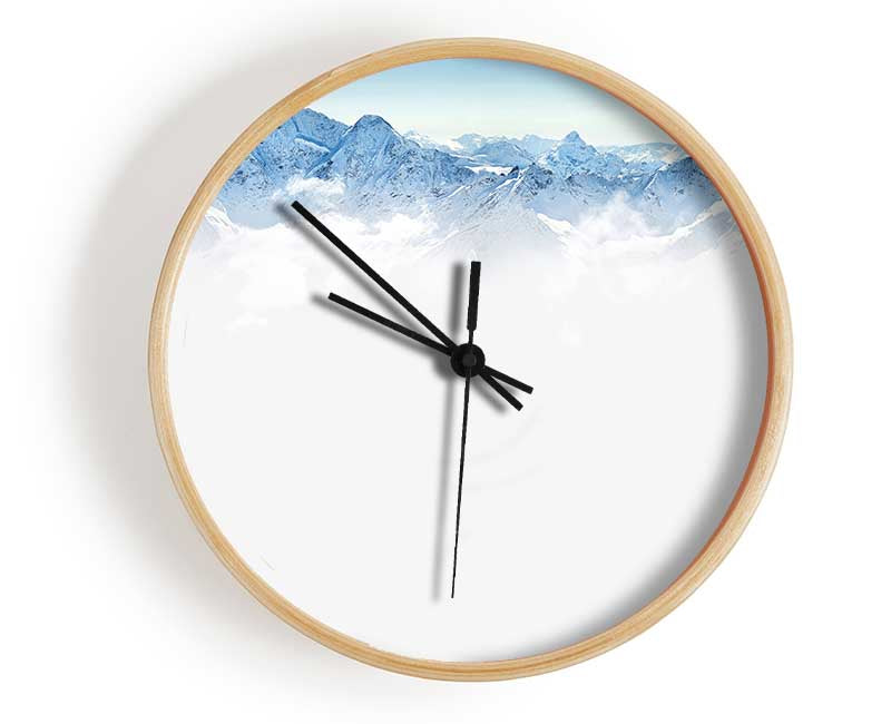 Virgin Mountains Clock - Wallart-Direct UK