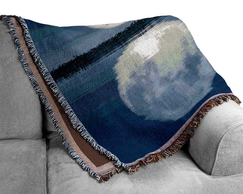 Moon Reflection Woven Blanket