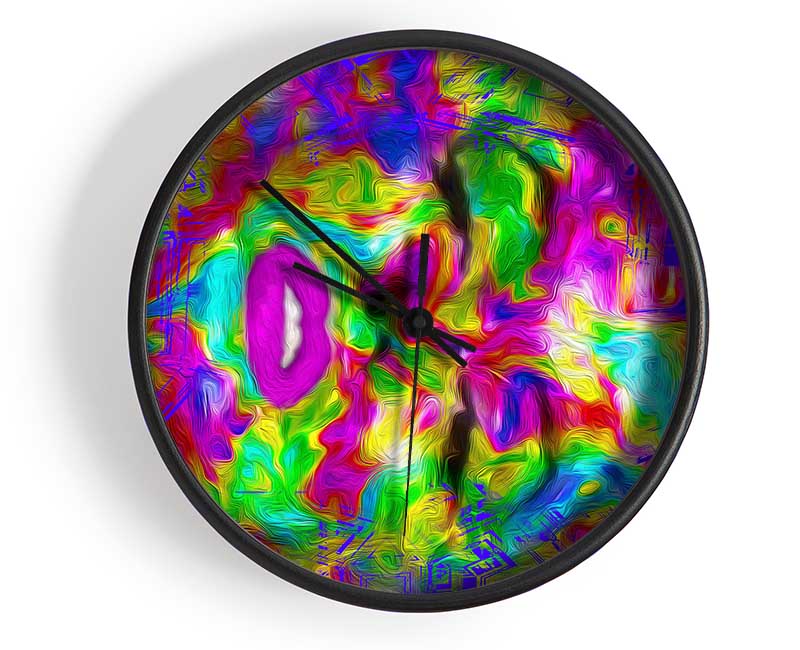 Marilyn Monroe Rainbow Clock - Wallart-Direct UK