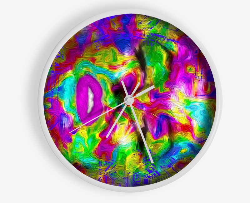 Marilyn Monroe Rainbow Clock - Wallart-Direct UK