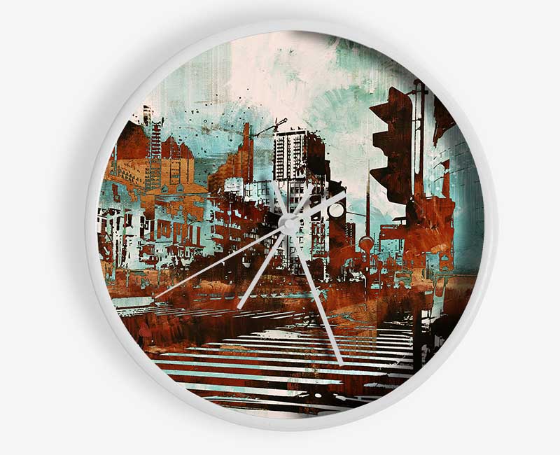 In The Business Section Clock - Wallart-Direct UK