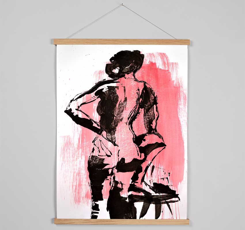 Nude Modeling Hanging Poster - Wallart-Direct UK