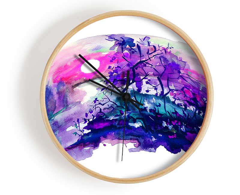 Tree Melt Clock - Wallart-Direct UK