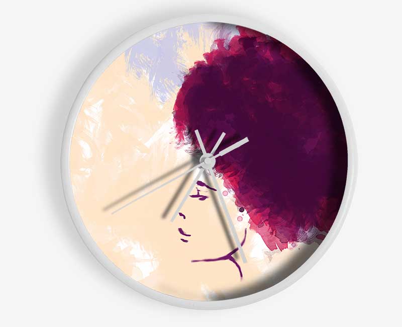 Red Tree Floating Clock - Wallart-Direct UK