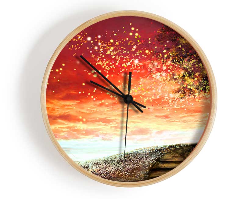 Romantic Star Sparkle Clock - Wallart-Direct UK