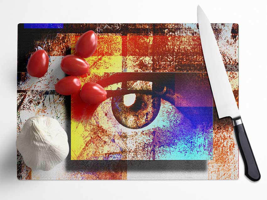 Eye See You Glass Chopping Board