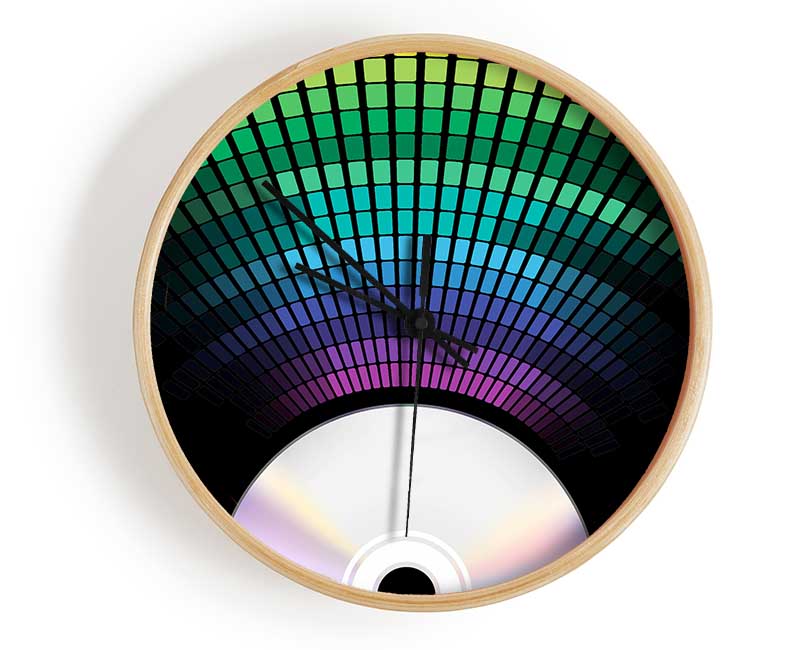 Rainbow Album Clock - Wallart-Direct UK