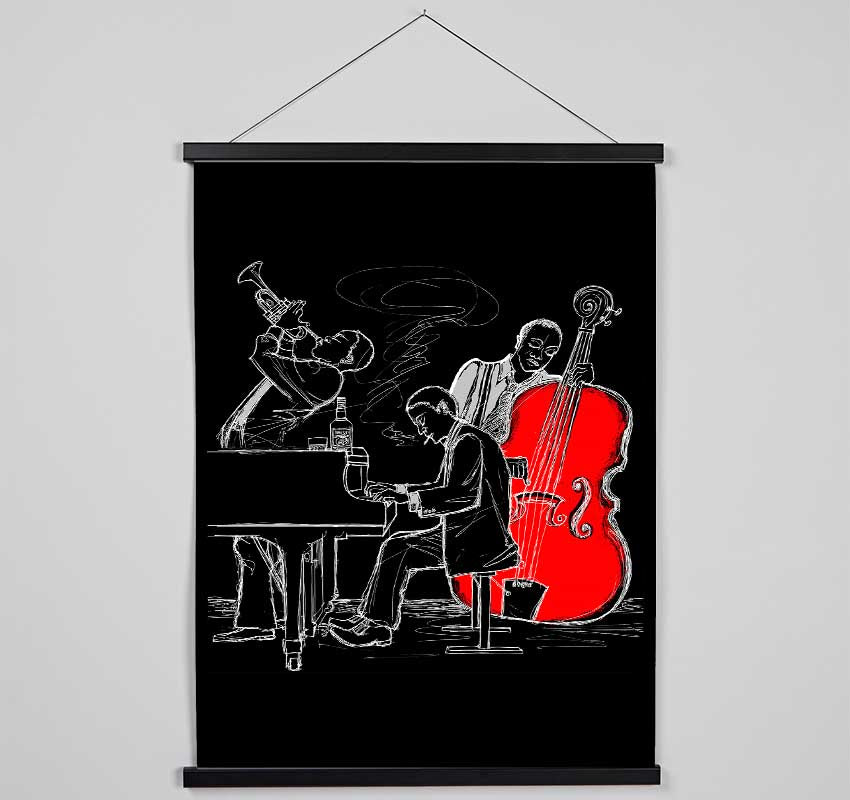 Playing The Blues 3 Hanging Poster - Wallart-Direct UK