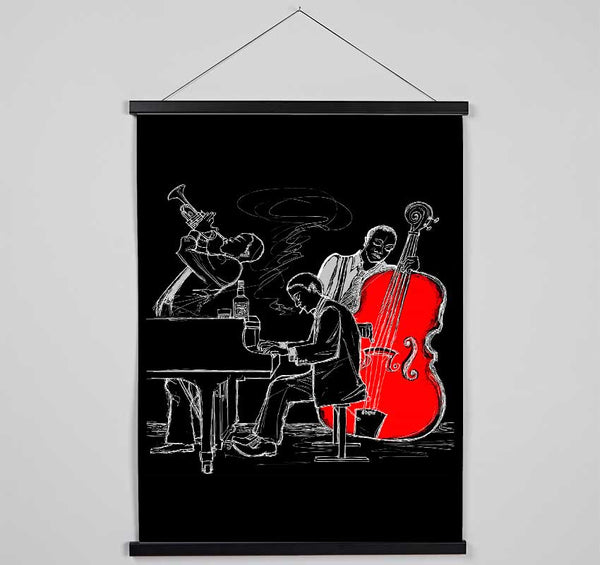 Playing The Blues 3 Hanging Poster - Wallart-Direct UK