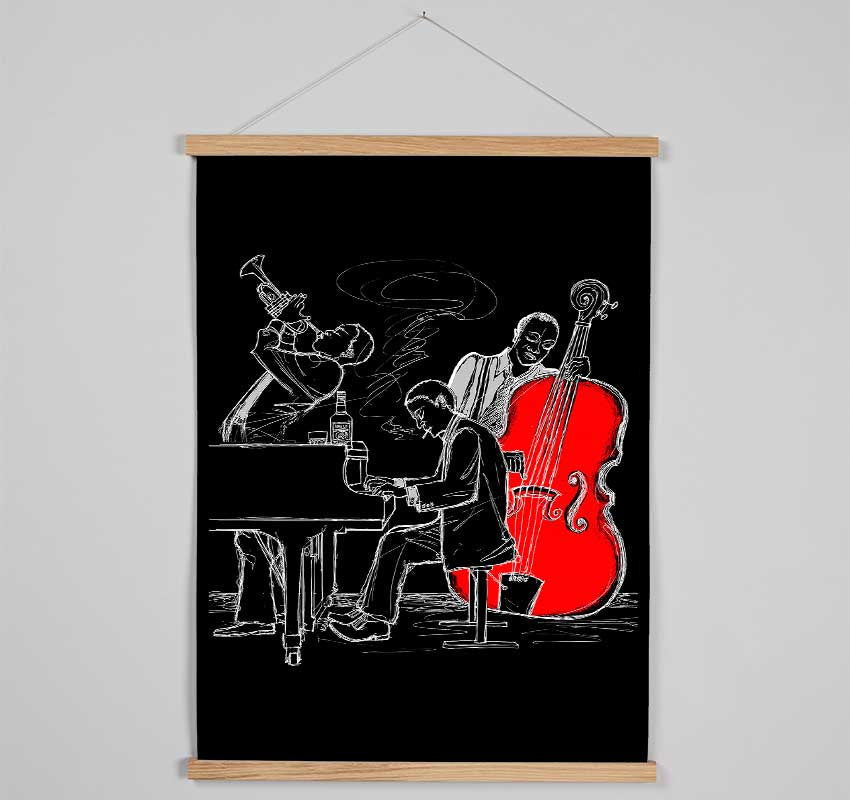 Playing The Blues 3 Hanging Poster - Wallart-Direct UK