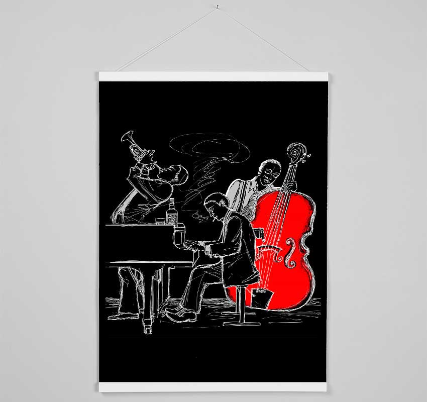 Playing The Blues 3 Hanging Poster - Wallart-Direct UK