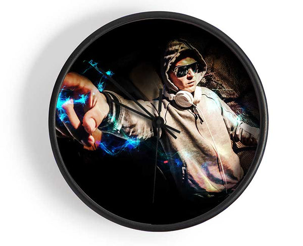 Electric DJ Clock - Wallart-Direct UK