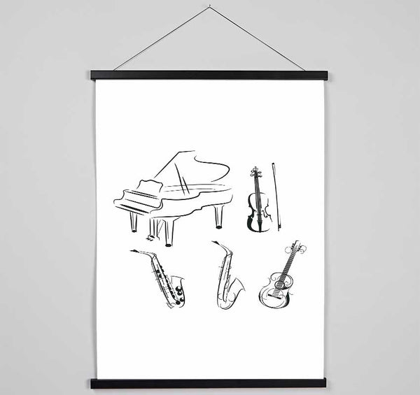 Instruments Ready Hanging Poster - Wallart-Direct UK