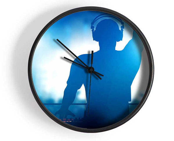 DJ Blues Clock - Wallart-Direct UK