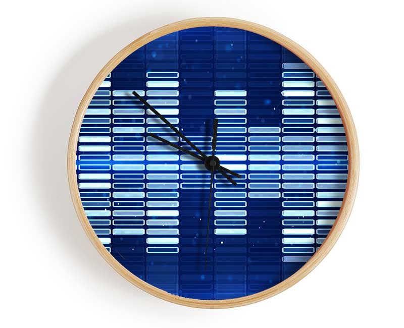 Sound Bar Blues Clock - Wallart-Direct UK