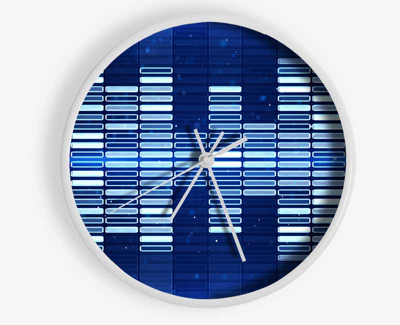 Sound Bar Blues Clock - Wallart-Direct UK