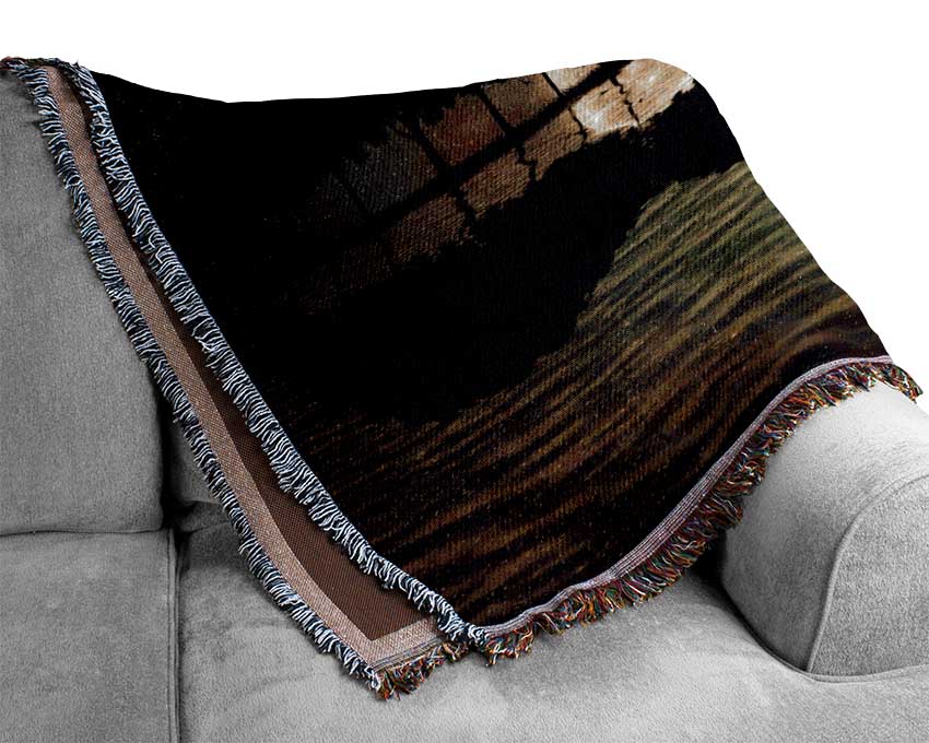 Guitar Tree Moonlight Woven Blanket