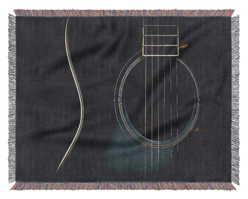 Gibson Acoustic Guitar Woven Blanket